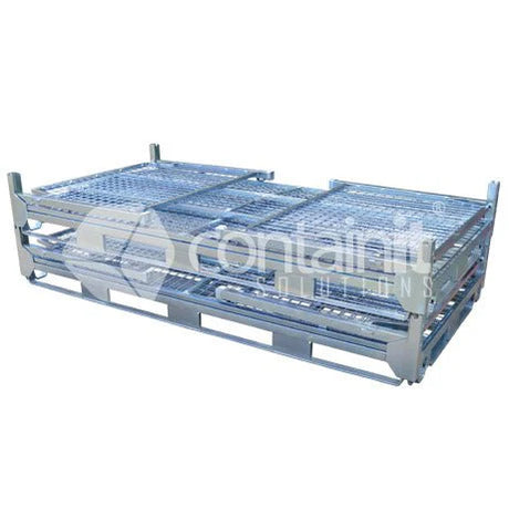 Double Collapsible Pallet Cage Full Height